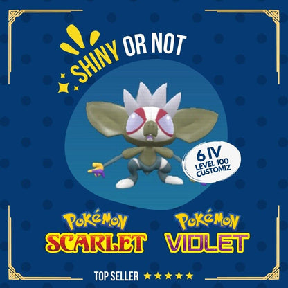 Grafaiai Shiny or Non ✨ 6 IV Competitive Customizable Pokémon Scarlet Violet by Shiny Living Dex | Shiny Living Dex