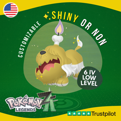 Greavard Shiny or Non ✨ 6 IV Pokémon Legends Z-A Competitive Customizable ZA Z A