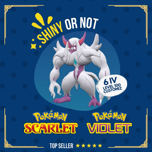 Grimmsnarl Shiny or Non ✨ 6 IV Competitive Customizable Pokémon Scarlet Violet by Shiny Living Dex | Shiny Living Dex