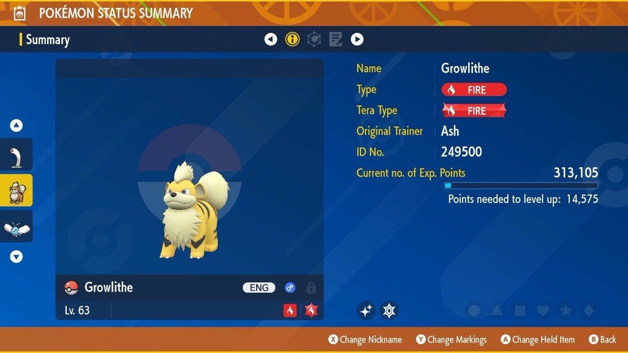 Growlithe Shiny Event Mass Outbreaks 2025 Gold Untouched Pokémon Scarlet Violet