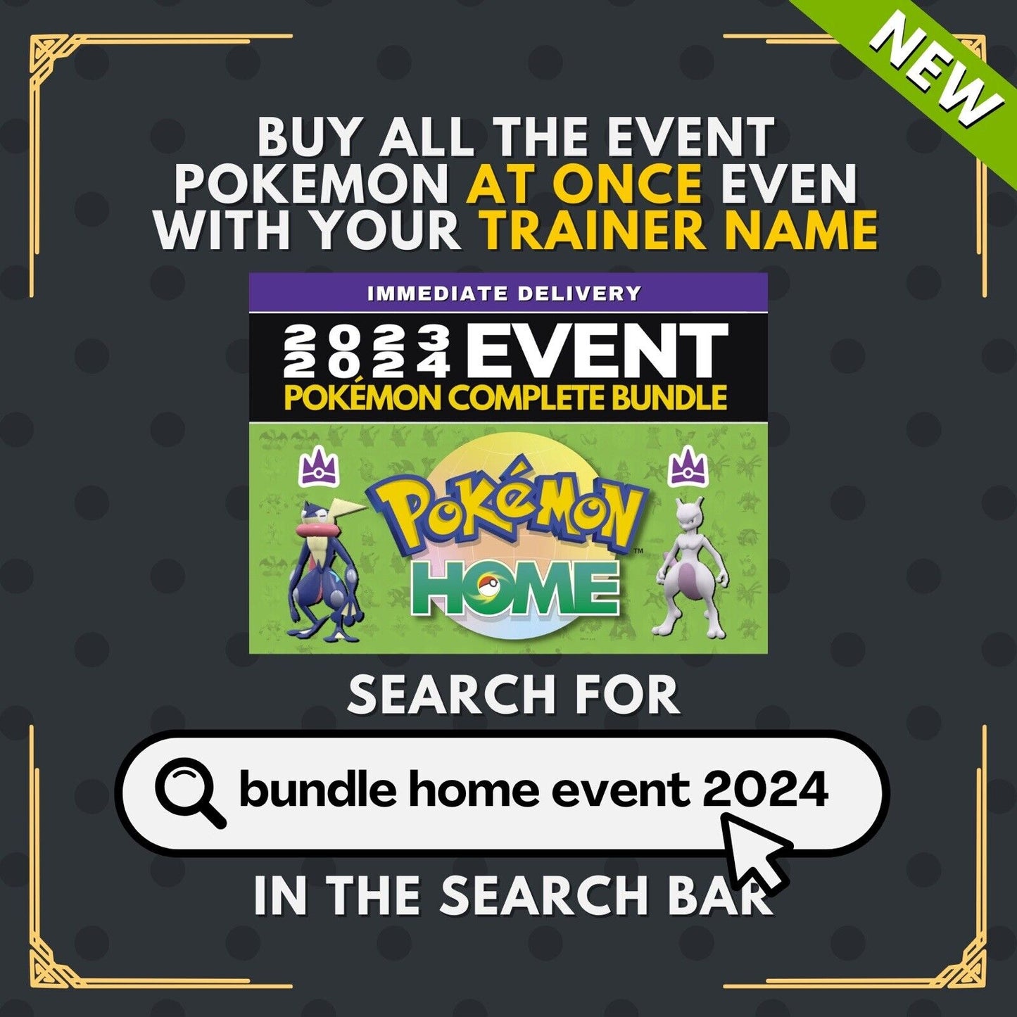 Growlithe Shiny Event Mass Outbreaks 2025 Gold Untouched Pokémon Scarlet Violet