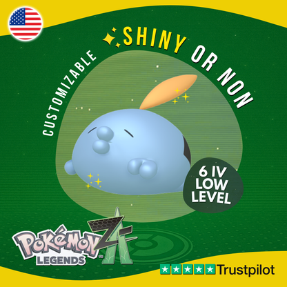 Gulpin Shiny or Non ✨ 6 IV Pokémon Legends Z-A Competitive Customizable ZA Z A