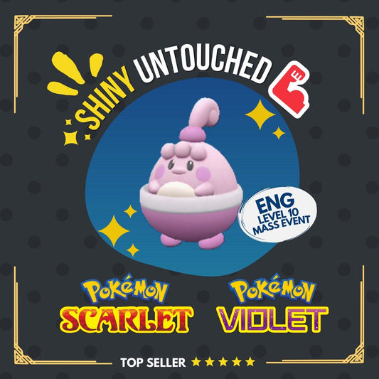 Happiny Shiny Event Easter Vigor Mass Outbreak Untouched Pokémon Scarlet Violet Shiny by Shiny Living Dex | Shiny Living Dex