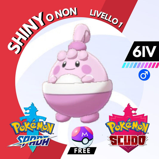 Happiny Shiny o Non 6 IV e Master Ball Legit Pokemon Spada Scudo Sword Shield