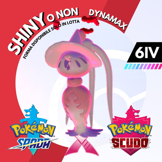 Hatterene Gigantamax Dynamax Shiny o Non 6 IV Pokemon Spada Scudo Sword Shield
