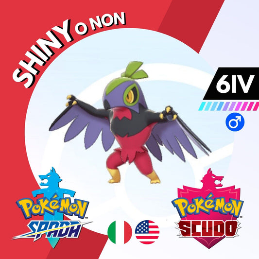 Hawlucha Shiny o Non 6 IV Competitivo Legit Pokemon Spada Scudo Sword Shield