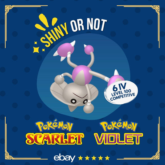 Hitmontop Shiny or Non ✨ 6 IV Competitive Customizable Pokémon Scarlet Violet by Shiny Living Dex | Shiny Living Dex