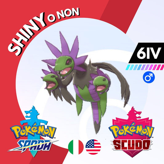 Hydreigon Shiny o Non 6 IV Competitivo Legit Pokemon Spada Scudo Sword Shield