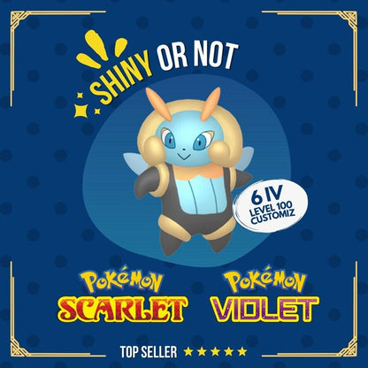 Illumise Shiny or Non ✨ 6 IV Competitive Customizable Pokémon Scarlet Violet by Shiny Living Dex | Shiny Living Dex