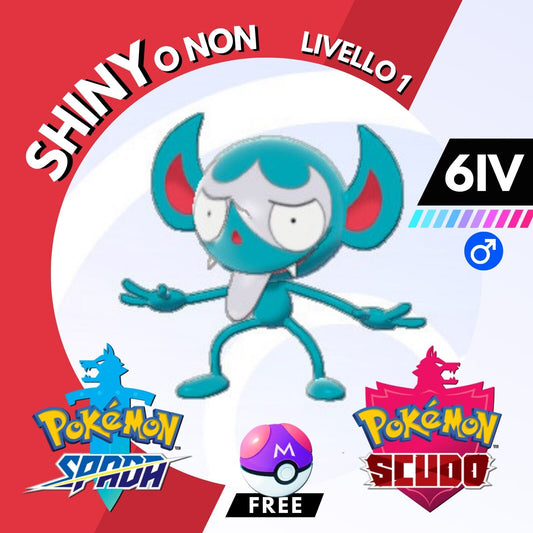 Impidimp Shiny o Non 6 IV e Master Ball Legit Pokemon Spada Scudo Sword Shield