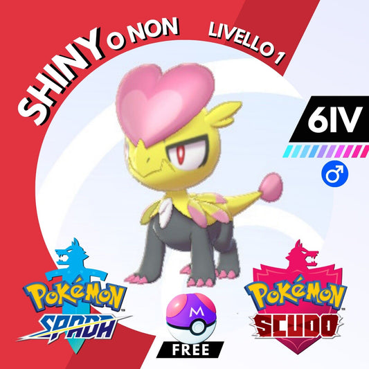 Jangmo-o Shiny o Non 6 IV e Master Ball Legit Pokemon Spada Scudo Sword Shield