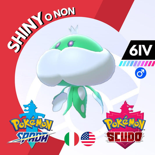 Jellicent Male Shiny Non 6IV Competitivo Blue Pokemon Spada Scudo Sword Shield