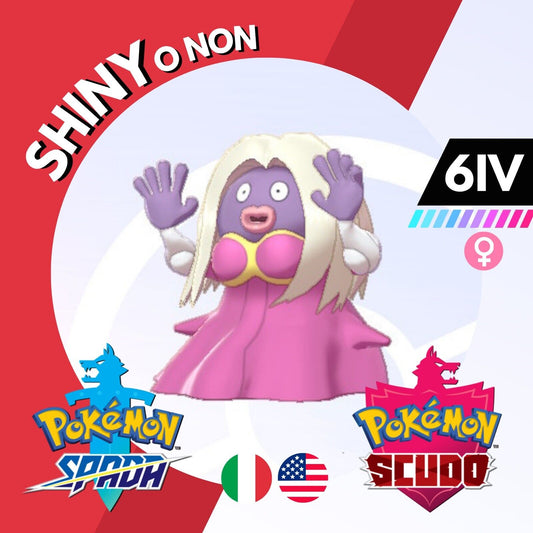 Jynx Shiny o Non 6 IV Competitivo Legit Pokemon Spada Scudo Sword Shield