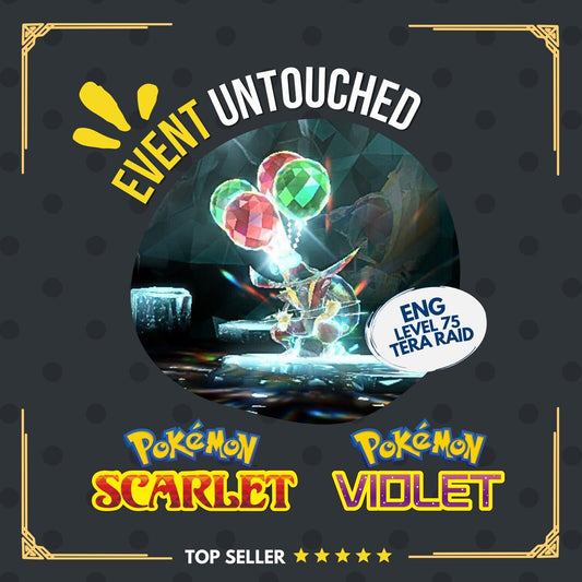 Kingambit Tera Worthy Event December 2024 Untouched IV Pokémon Scarlet Violet