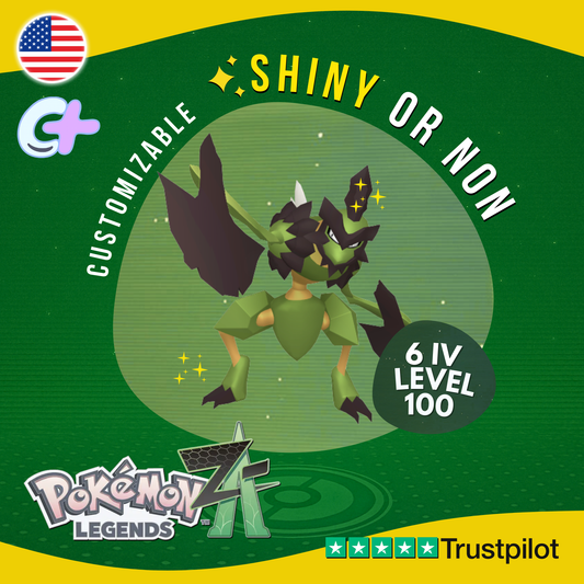 Kleavor Shiny or Non ✨6 IV Pokémon Legends Z-A Competitive Customizable ZA Z A