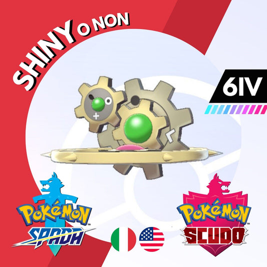 Klinklang Shiny o Non 6 IV Competitivo Legit Pokemon Spada Scudo Sword Shield