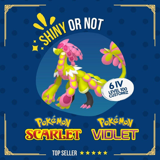 Kommo-o Shiny or Non ✨ 6 IV Competitive Customizable Pokémon Scarlet Violet by Shiny Living Dex | Shiny Living Dex