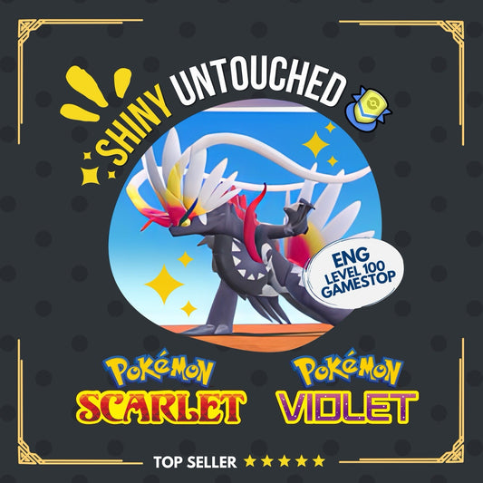 Koraidon Shiny Event 250926 Gamestop 2025 Untouched IV Pokémon Scarlet Violet