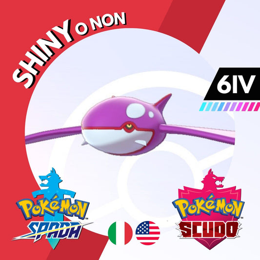 Kyogre Shiny o Non 6 IV Competitivo Legit Pokemon Spada Scudo Sword Shield