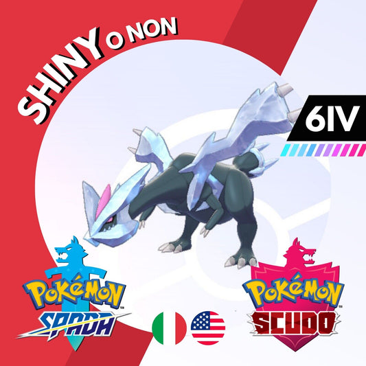 Kyurem Shiny o Non 6 IV Competitivo Legit Pokemon Spada Scudo Sword Shield