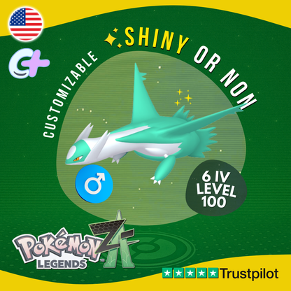 Latios Shiny or Non 6 IV Pokémon Legends Z-A Competitive Customizable ZA Z A