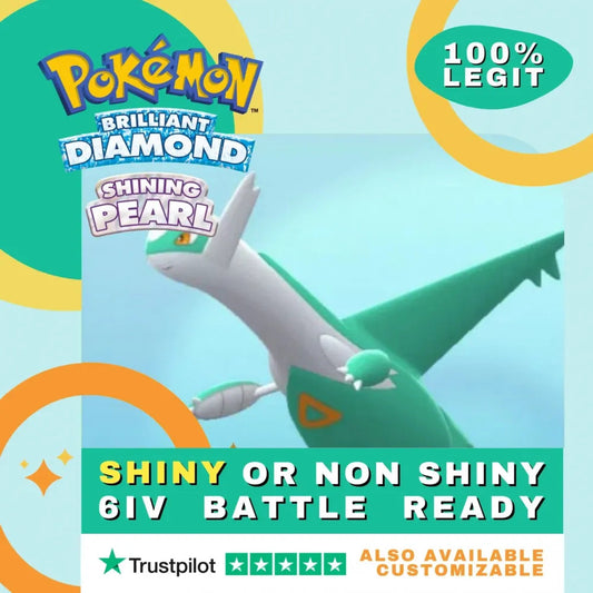 Latios Shiny ✨ or Non Shiny Pokémon Brilliant Diamond Shining Pearl Battle Ready 6 IV Competitive 100% Legit Level 100 Customizable Custom OT by Shiny Living Dex | Shiny Living Dex