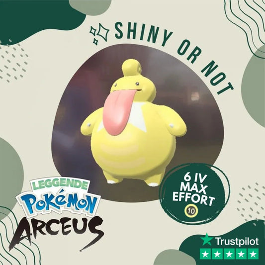 Lickilicky Shiny ✨ Legends Pokémon Arceus 6 Iv Max Effort Custom Ot Level Gender