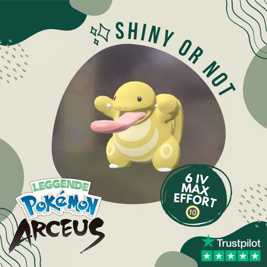 Lickitung Shiny ✨ Legends Pokémon Arceus 6 Iv Max Effort Custom Ot Level Gender