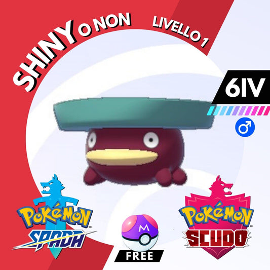 Lotad Shiny o Non 6 IV e Master Ball Legit Pokemon Spada Scudo Sword Shield