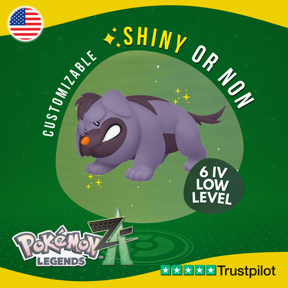 Maschiff Shiny or Non ✨ 6 IV Pokémon Legends Z-A Competitive Customizable ZA Z A