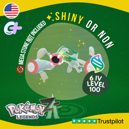 Mega Eelektross Shiny or Non ✨ 6 IV Pokémon Legends Z-A Battle Ready ZA Z A