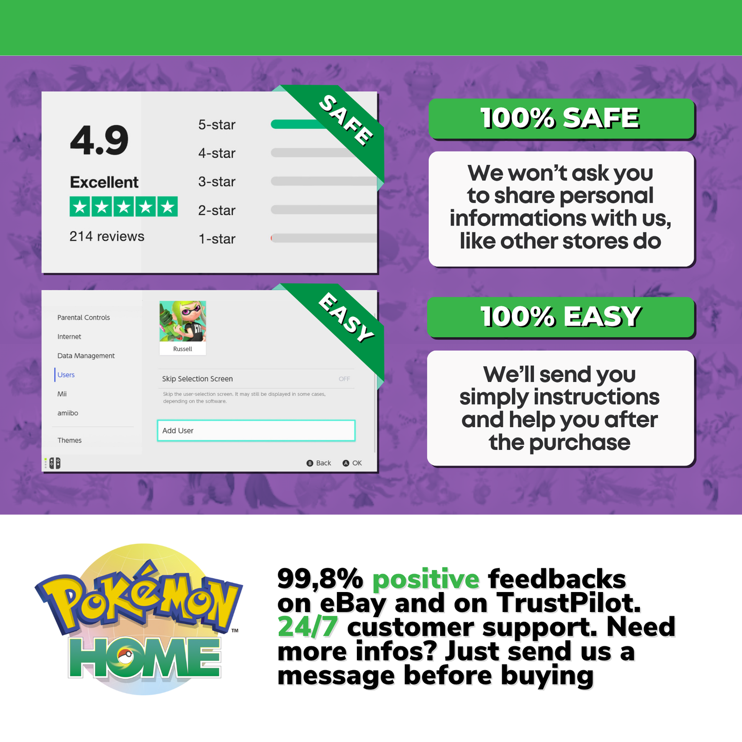 Mega Evolution Bundle Legends Z-A Pokémon HOME Complete Collection Shiny & Non Shiny 6 IV Ranked Battle Ready All Mega Evolved Forms