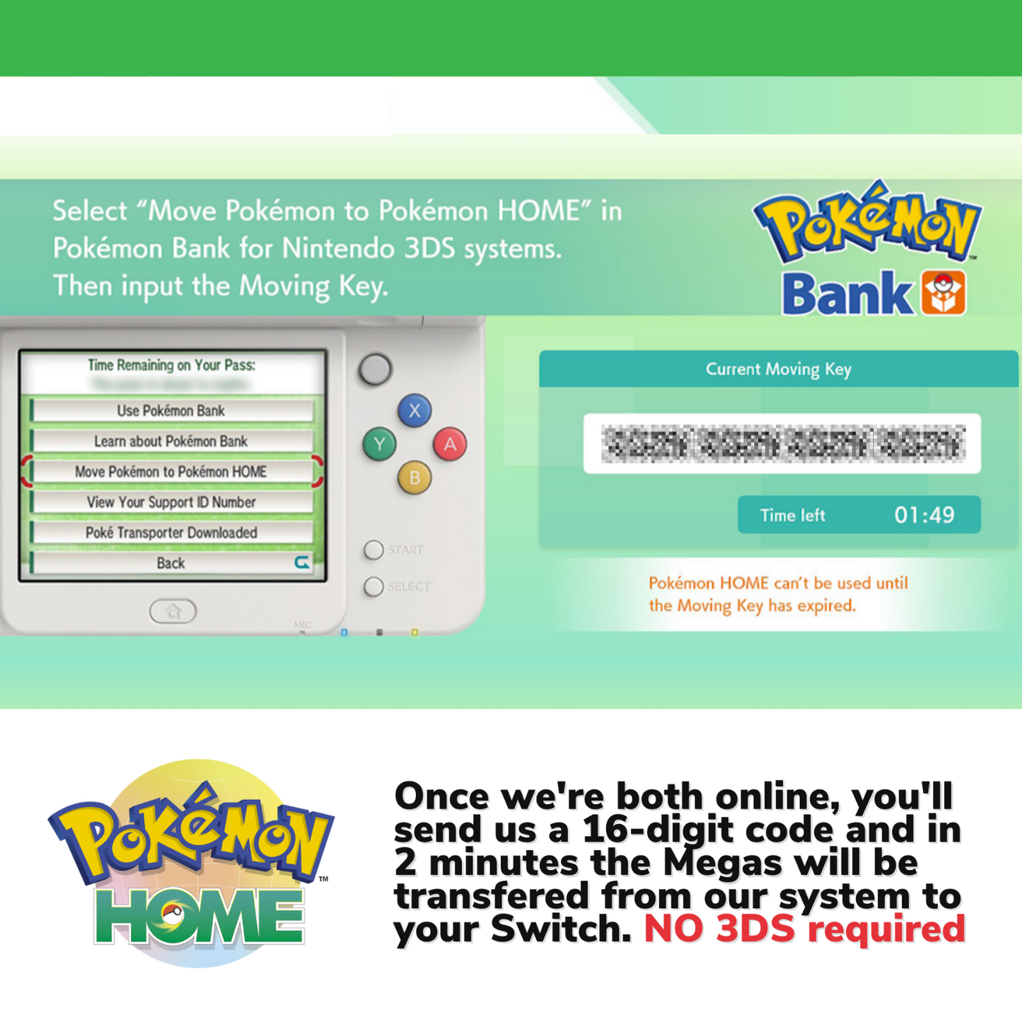 Mega Evolution Bundle Legends Z-A Pokémon HOME Complete Collection Shiny & Non Shiny 6 IV Ranked Battle Ready All Mega Evolved Forms