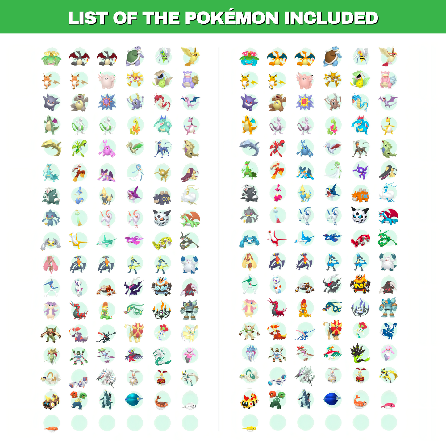 Mega Evolution Bundle Legends Z-A Pokémon HOME Complete Collection Shiny & Non Shiny 6 IV Ranked Battle Ready All Mega Evolved Forms