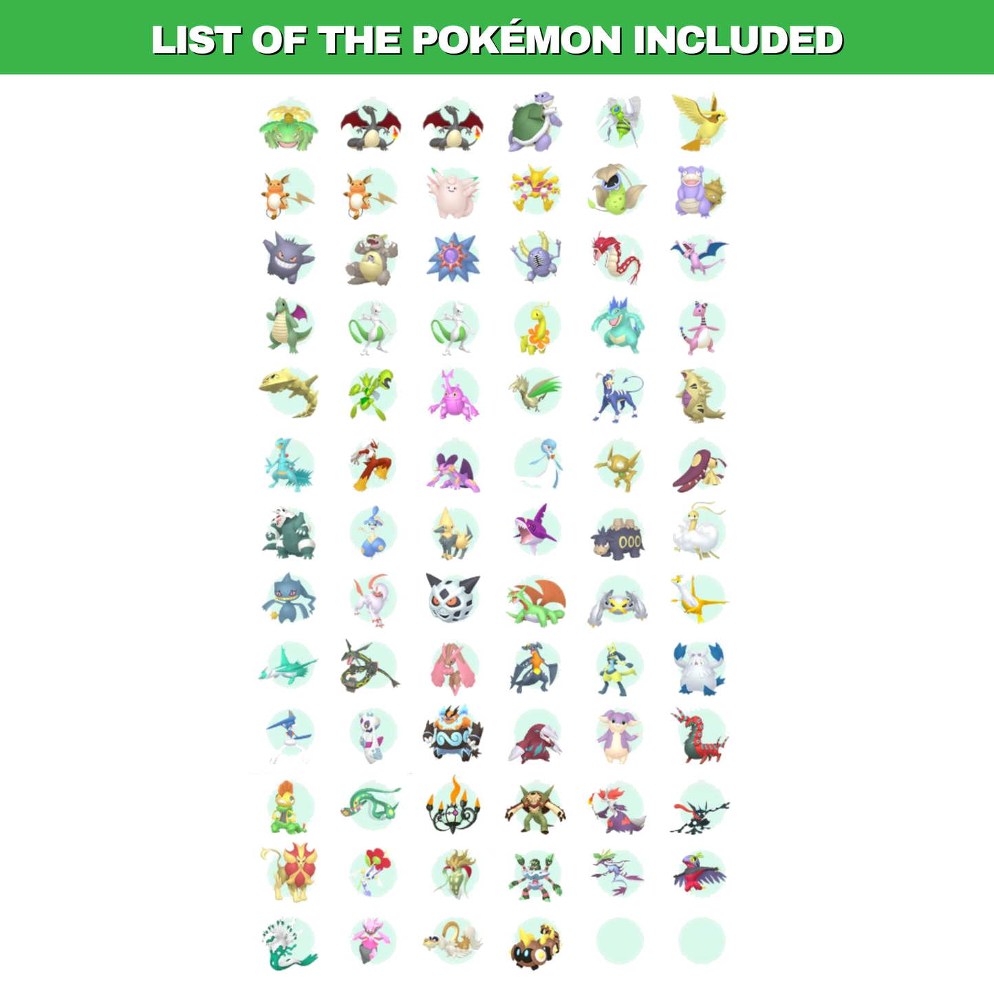 Mega Evolution Bundle Legends Z-A Pokémon HOME Complete Collection Shiny & Non Shiny 6 IV Ranked Battle Ready All Mega Evolved Forms