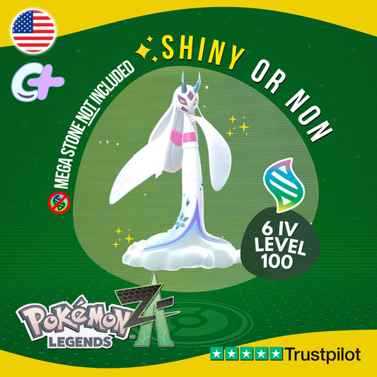Mega Froslass Shiny or Non ✨ 6 IV Pokémon Legends Z-A Battle Ready ZA Z A