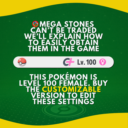 Mega Froslass Shiny or Non ✨ 6 IV Pokémon Legends Z-A Battle Ready ZA Z A