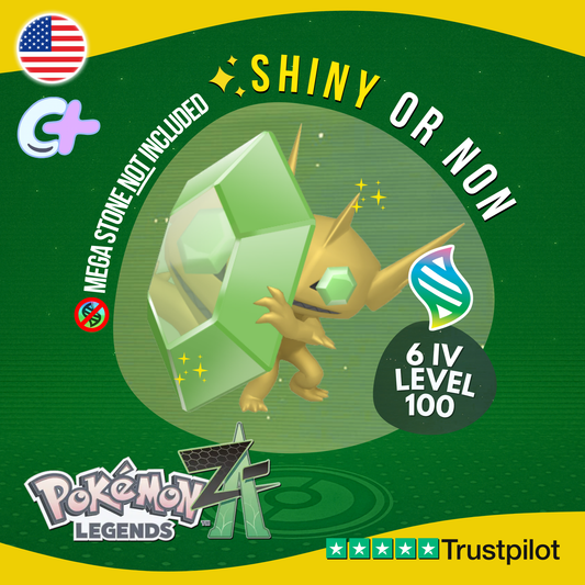 Mega Sableye Shiny or Non ✨ 6 IV Pokémon Legends Z-A Battle Ready ZA Z A