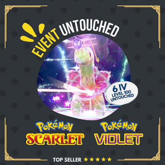 Meganium Unrivaled Tera Raid Event Mightiest Untouched IV Pokémon Scarlet Violet Non shiny Lv. 100 by Shiny Living Dex | Shiny Living Dex