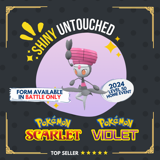 Meloetta Shiny Pirouette Dance Forme Untouched Home Event Pokémon Scarlet Violet Shiny by Shiny Living Dex | Shiny Living Dex