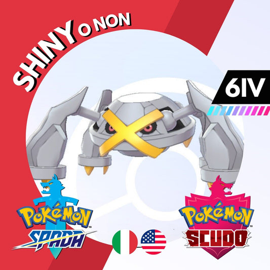Metagross Shiny o Non 6 IV Competitivo Legit Pokemon Spada Scudo Sword Shield