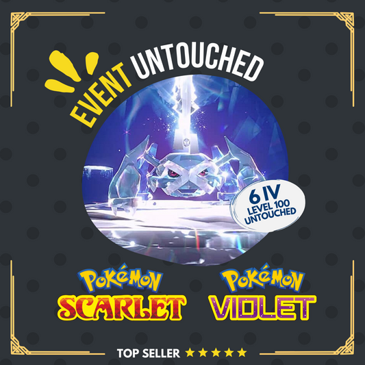 Metagross Unrivaled Tera Raid Event Mightiest Mark 6 IV Pokémon Scarlet Violet