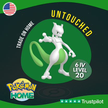 Mewtwo Event 9 July 2026 Fest Times Square Untouched 6 IV Pokémon HOME Shundo Scarlet Z-A Sword Diamond Compatible
