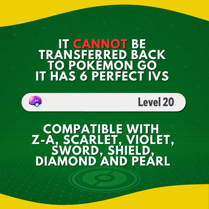 Mewtwo Event 9 July 2026 Fest Times Square Untouched 6 IV Pokémon HOME Shundo Scarlet Z-A Sword Diamond Compatible
