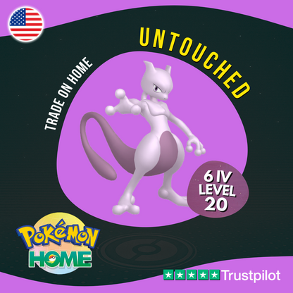 Mewtwo Event 9 July 2026 Fest Times Square Untouched 6 IV Pokémon HOME Shundo Scarlet Z-A Sword Diamond Compatible