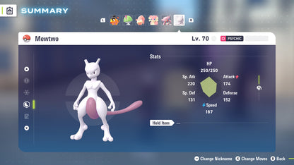 Mewtwo Event December 2025 Mystery Gift Untouched IV Pokémon Legends Z-A ZA Z A