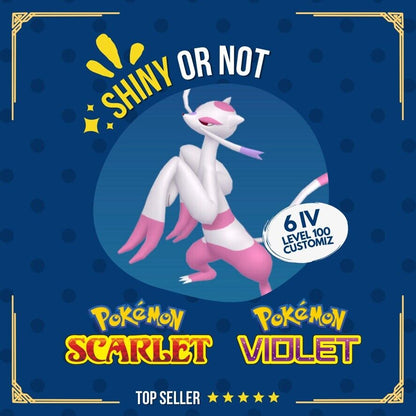 Mienfoo Shiny or Non ✨ 6 IV Competitive Customizable Pokémon Scarlet Violet by Shiny Living Dex | Shiny Living Dex