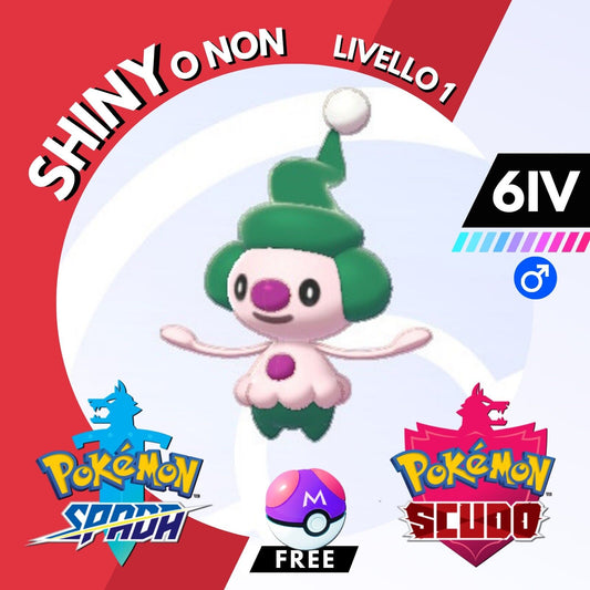 Mime Jr Shiny o Non 6 IV e Master Ball Junior Pokemon Spada Scudo Sword Shield