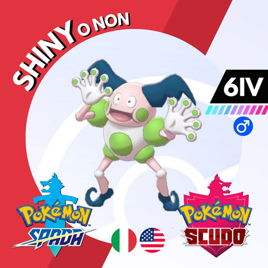 Mr Mime Shiny o Non 6 IV Competitivo Legit Pokemon Spada Scudo Sword Shield