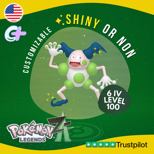 Mr Mime Shiny or Non ✨6 IV Pokémon Legends Z-A Competitive Customizable ZA Z A